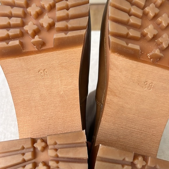 Swedish Hasbeens pull on Plain Boot Clog Boot Tabacco Taupe Color🌈❤️ - Picture 6 of 10